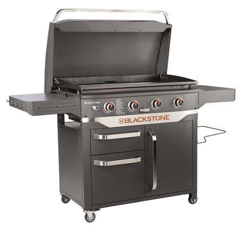 blackstone proseries 4 burner steel 36 propane griddle with cabinet|blackstone ProSeries griddle cooker.